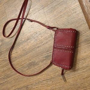 Brighton leather mini crossbody wallet